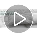 Lightweight Down Feather Comforter King Size - Thin Cooling Duvet Insert, 106x90