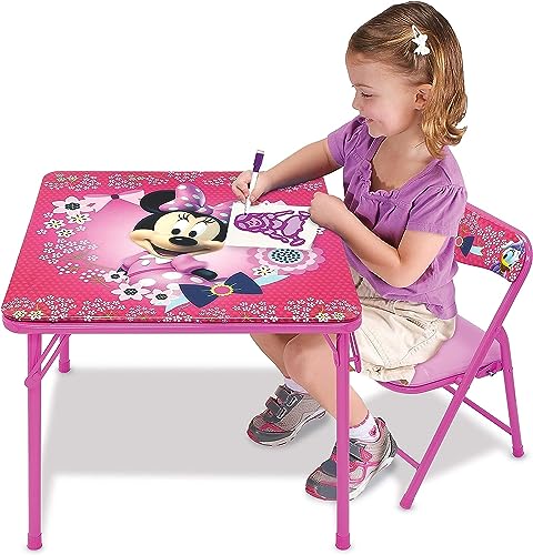 Kids Activity Table and Padded Chair Set for Toddlers, 20-Inch Table