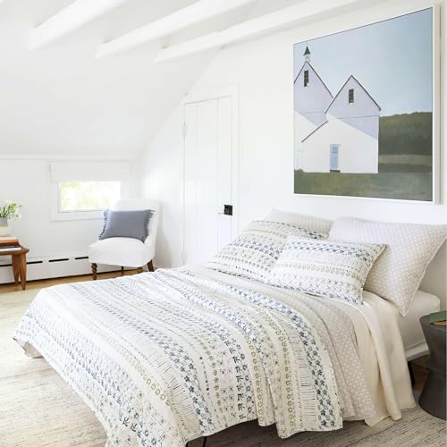 Hawthorn Floral Cotton Coverlet - King Size Bedding