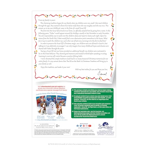 The Elf on the Shelf Boy Scout Elf with Blue Eyes - Christmas Tradition Set