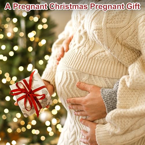 COCHIE 2026 Ultrasound Pregnancy Christmas Keepsake Photo Frame Ornament - Baby Bump Decor