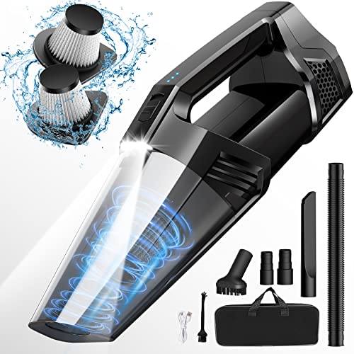 Blestan Cordless Handheld Car Vacuum Cleaner with LED Light 9kPa