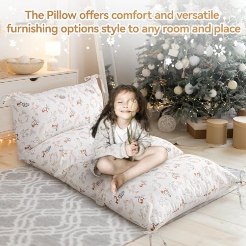 Climbing Arch Floor Lounger Pillow Cover for Kids, 43.3 x 21.6 Inch