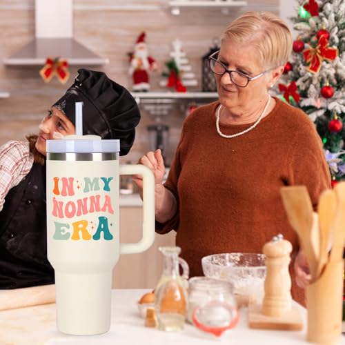 momocici Nonna Cup 40oz Tumblers - In My Nonna Era Gift for Mom