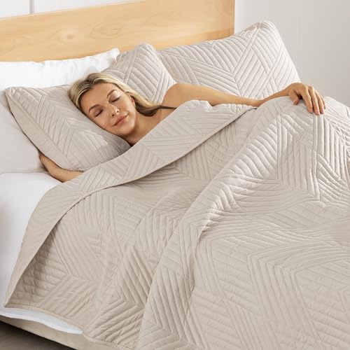 Exclusivo Mezcla Full Queen Quilt Bedding Set - Soft Microfiber Coverlet