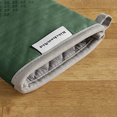 Asteroid Oven Mitt Set, 2-Piece Heat Resistant Cotton with Silicone Grips