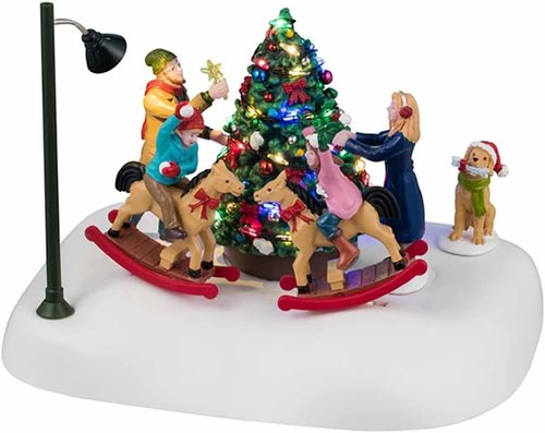 Lemax Rockin' Around The Christmas Tree - Battery Operated Holiday Decor | 4.5V