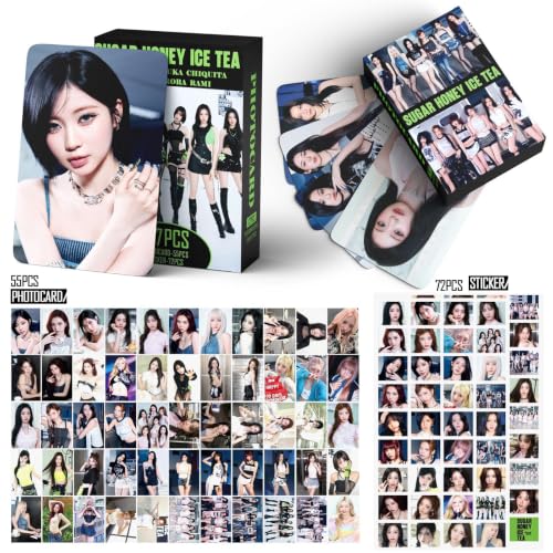 127-Piece Photocard and Sticker Set - Collectible Photo Cards for Fans
