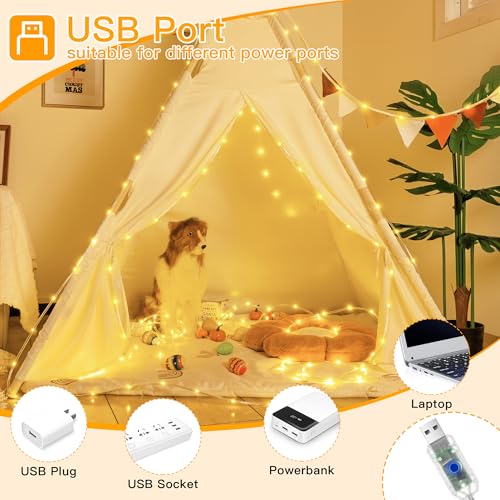 33ft LED Rope Lights, Color Changing Flexible String Lights with Remote