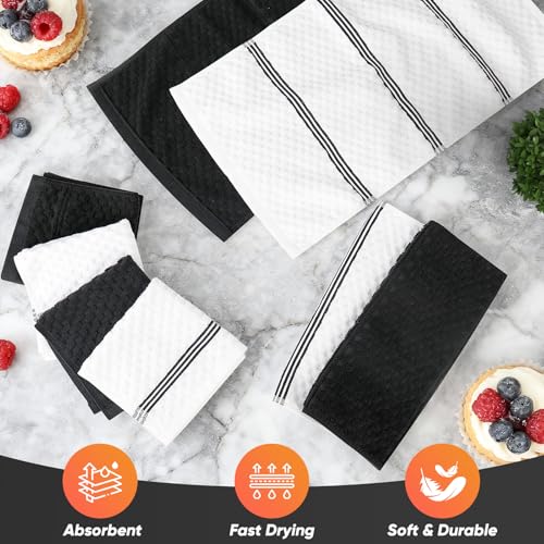 12-Piece Kitchen Linen Set: Oven Mitts, Pot Holders, and Dish Towels