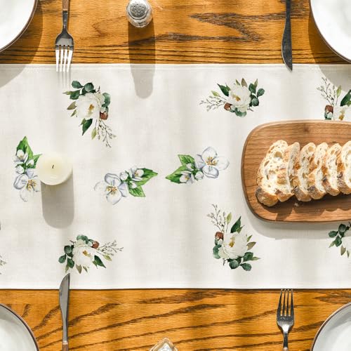 Artoid Mode Seder Plate Flower Happy Passover Table Runner 13x72