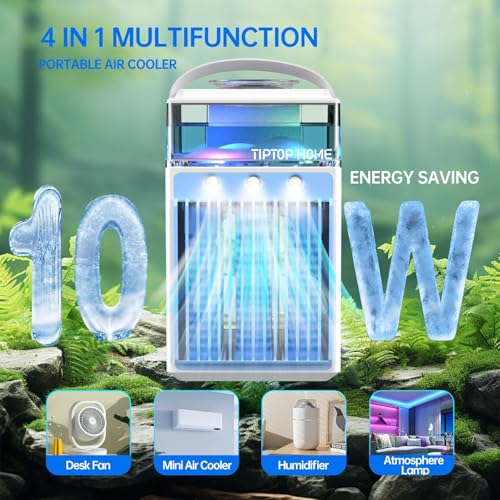 Portable Air Conditioner 5-in-1 Mini Fan with App Control and Water Tank