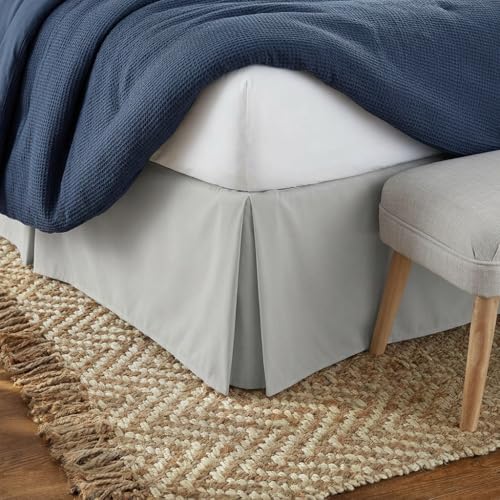 Ultra Soft Microfiber Bed Skirt - 14-Inch Tailored Drop Dust Ruffle