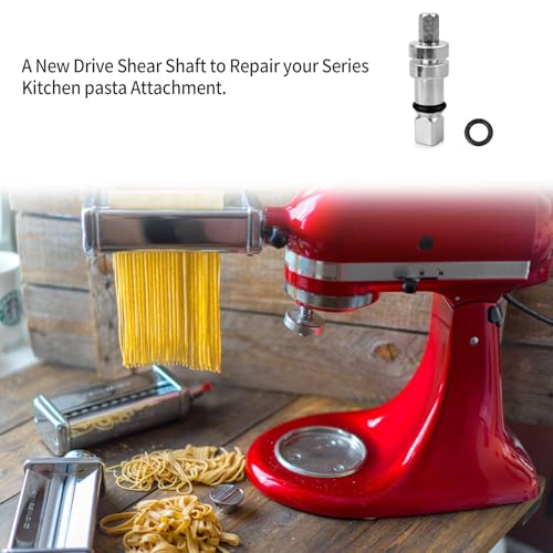 Pasta Attachment Shear Shaft Coupler for Stand Mixer Pasta Roller & Cutter