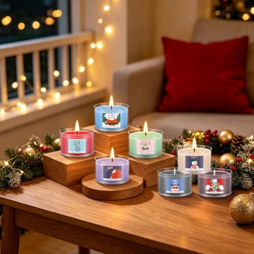 Howemon 24 Days Advent Calendar Candles 2026 – 24 Variety Scented Soy Wax Gift Set (#1)