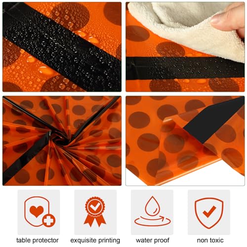 12 Pcs 84in Sports Round Tablecloths - Soccer, Basketball, Football, Golf, Field 6 Styles (Oudain)