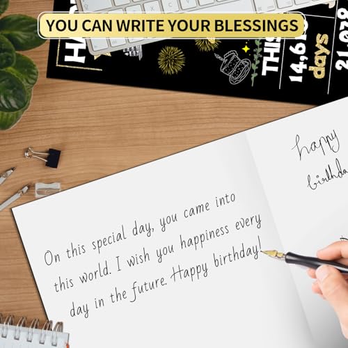 40th Birthday Card with Envelope - Fun Gift for Him & Her