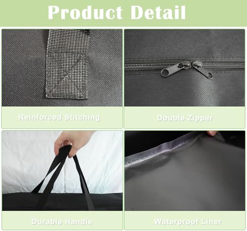 Heavy Duty Folding Table Carrying Bag - Waterproof 600D Storage Case