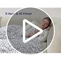 Leopard Print Electric Heated Throw Blanket, 50"x60" with 9 Heat Settings