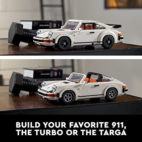 2-in-1 Classic Sports Car Model Building Kit for Adults, 1458 Pieces
