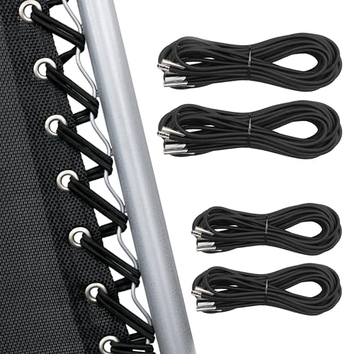 Universal Zero Gravity Chair Replacement Cord Kit - 4 Pack Elastic Bungee Laces