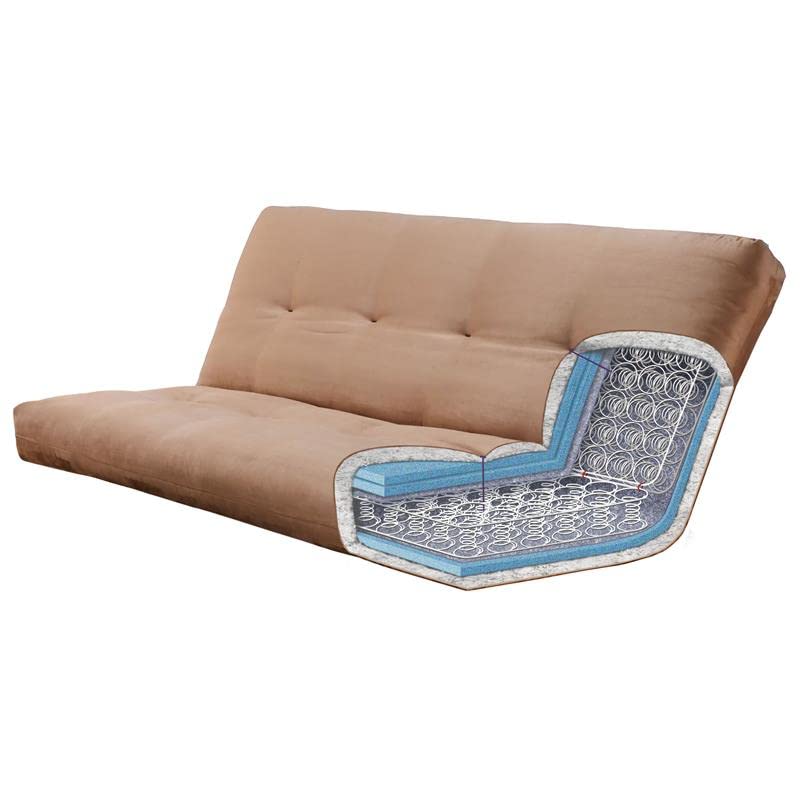 Kodiak Furniture Phoenix Queen Butternut Wood Storage Futon with Mattress