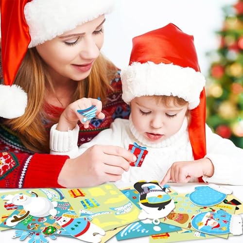 DIY Christmas Ornament Craft Kit - 28pc Holiday Tree Decorations for Kids