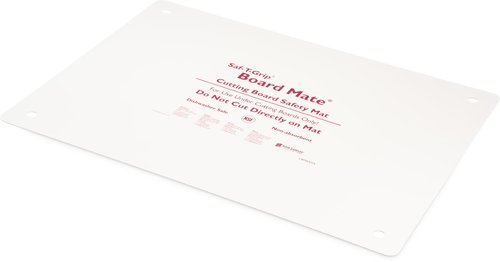 San Jamar CBM1622 Saf-T-Grip Board-Mate Nonslip Cutting Board Mat, 22" Width x 16" Height, Multicolor