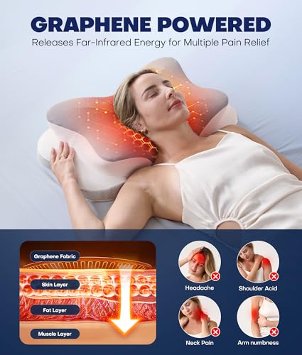 Ergonomic Cervical Neck Pillow for Pain Relief & Comfort