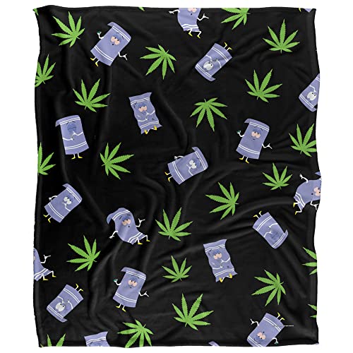 LOGOVISION 50"x60" South Park Towelie Pattern Silky Soft Throw Blanket