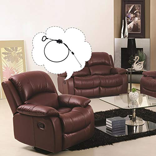 Universal Recliner Cable Replacement with D-Ring Pull Handle (2 Pack)