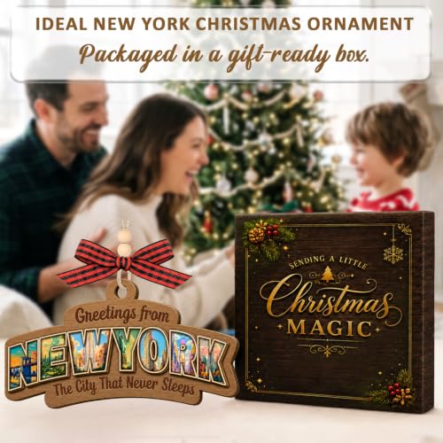 New York City Landmark Ornament - Christmas Holiday Keepsake Gift