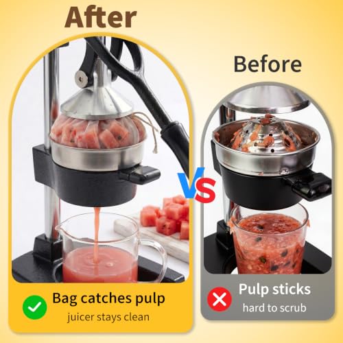 10-Pack Reusable Nylon Juicer Straining Bags, 9.8 x 13.8 Inch Mesh Pouches