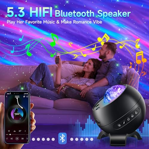 Galaxy Light Projector with Bluetooth Speaker & 15 Soothing Sleep Sounds