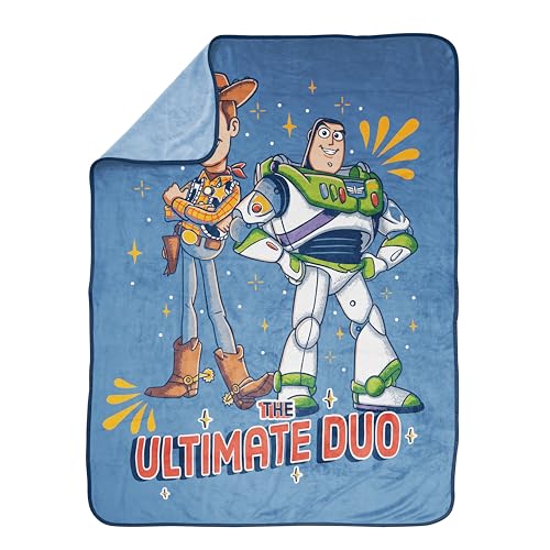 Jay Franco Disney Toy Story Fleece Throw Blanket 46x60 for Kids