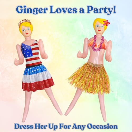 59-Inch Inflatable Party Doll - Funny Gag Gift for Bachelor Parties