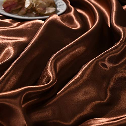 King Satin Duvet Cover - Ultra Soft Button Closure & Corner Ties