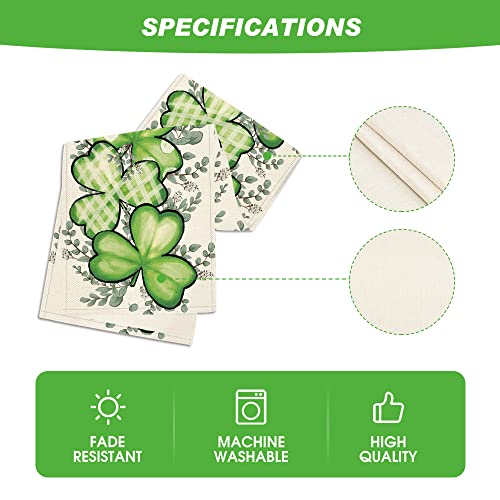 Artoid Mode Clover St. Patrick's Day Table Runner 13 x 60 Inch Green