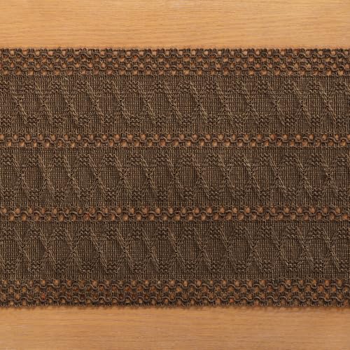 Socomi Boho Cotton Table Runner Fall Farmhouse Rustic Dining Decor 12"X90"
