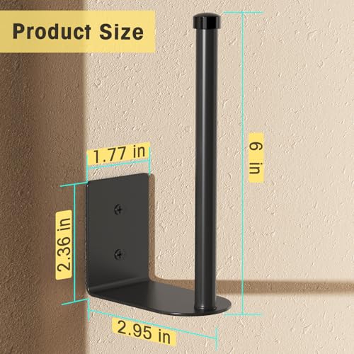 Durmmur Stainless Steel Hat Organizer for Wall - 2 Pack Black