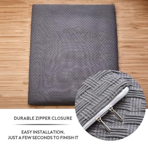 Textured Microfiber Zip Futon Cover for Japanese Floor Mattress