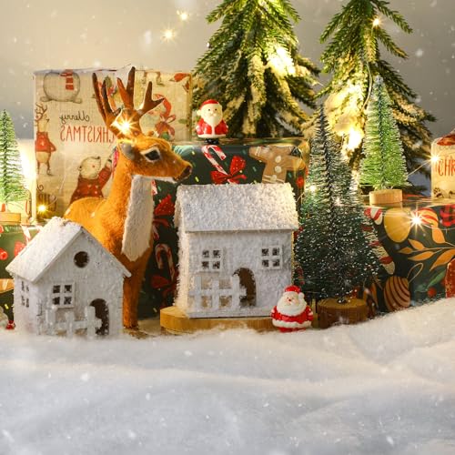 Tondiamo 12 x 16.5 ft Large Christmas Fake Snow Blanket Roll for Village