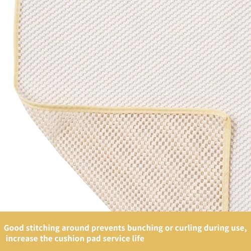 Non-Slip Couch Cushion Underlay Pad, 24 x 24 Inch Sofa Grip Mat