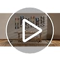 Wall Mount Wine Rack - 9 Bottle Black Metal Wine Holder for Home Bar