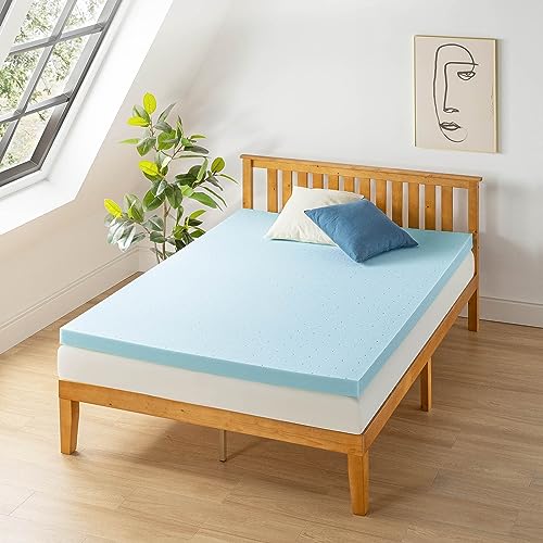 Best Price Mattress 3 Inch Ventilated Memory Foam Mattress Topper Twin XL