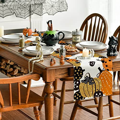Artoid Mode 13 x 90 Inch Halloween Table Runner, 210 GSM Polyester