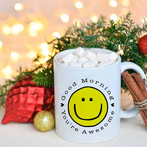 You Are Awesome Birthday Mug – Inspirational Gift for Women, Men, Teachers & Co-workers