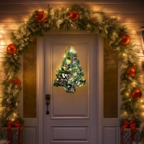 Christmas Tree-Shaped Wreath Frame - 6 Pack, 13 Inch Metal Wire DIY Holiday Decor