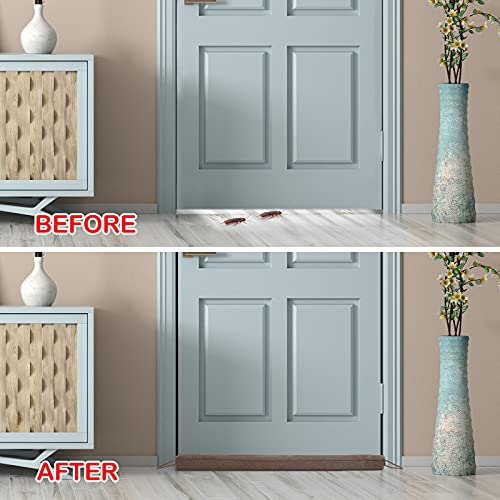 38" Heavy Duty Weighted Door Draft Stopper - Soundproof Noise Guard