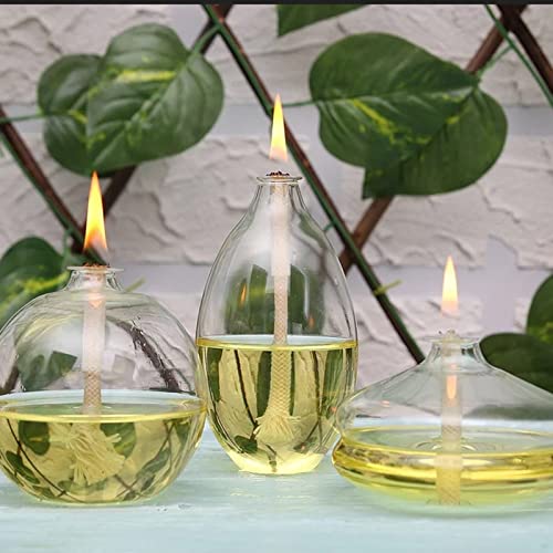 1/4 Inch Round Cotton Oil Lamp Wicks - 50 Ft Roll for Lanterns & Oil Lamps